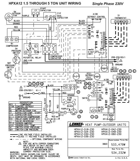 heat wiring pump lennox diagram chp20r 